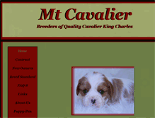 Tablet Screenshot of mtcavalier.com